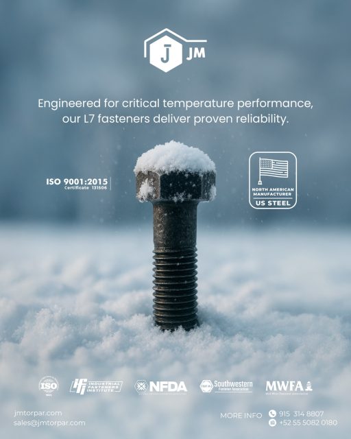 Engineered for critical temperature performance, our L7 fasteners deliver proven reliability, ensuring consistent strength even in the most demanding applications.
#L7Fasteners #HighTemperaturePerformance #CriticalApplications #IndustrialSolutions #EngineeringExcellence #BoltingSolutions #OilAndGasIndustry #Petrochemical #MechanicalEngineering #ReliablePerformance #HeavyDutyHardware #IndustrialQuality
#ExtremeConditions