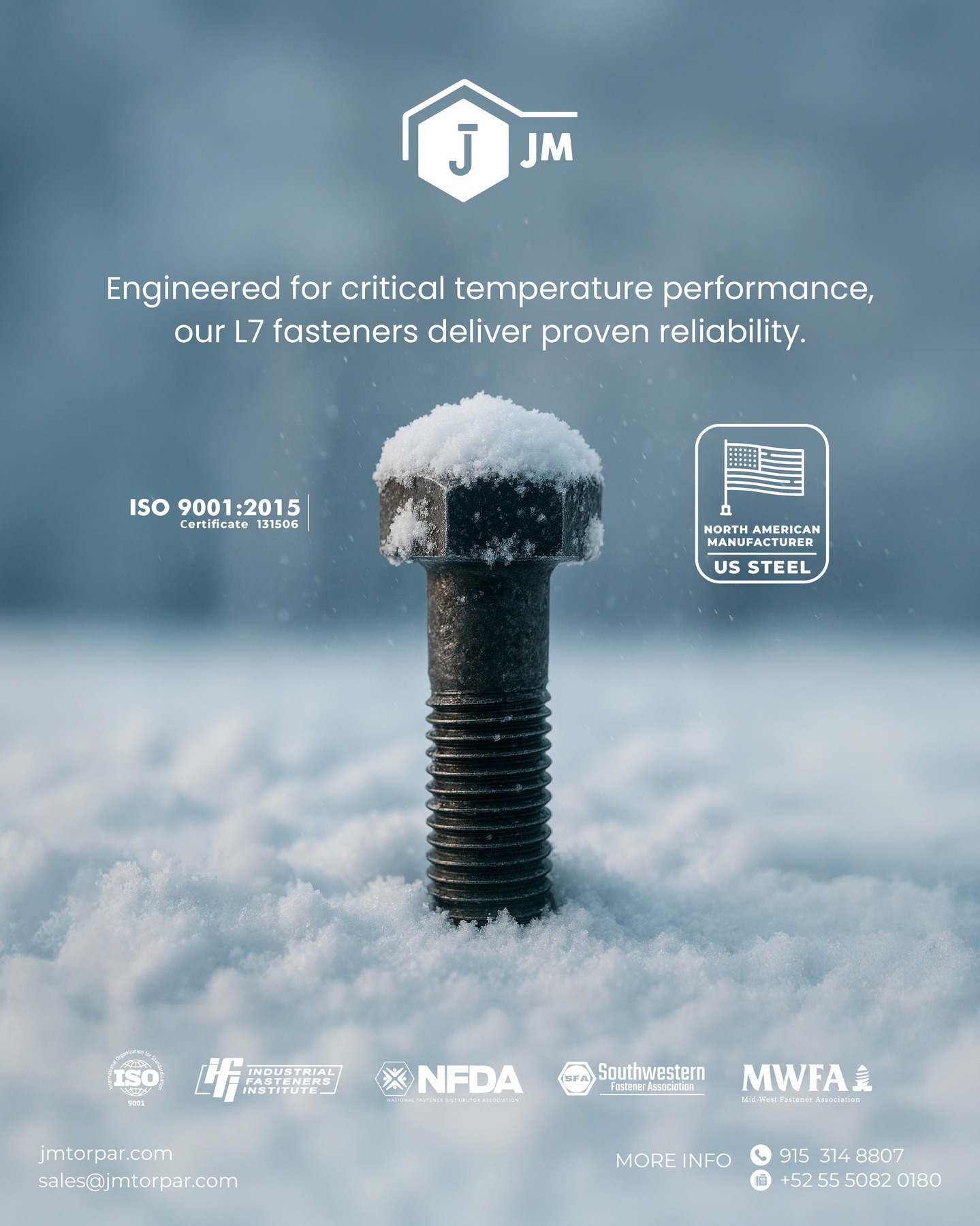 Engineered for critical temperature performance, our L7 fasteners deliver proven reliability, ensuring consistent strength even in the most demanding applications.

#L7Fasteners #HighTemperaturePerformance #CriticalApplications #IndustrialSolutions #EngineeringExcellence #BoltingSolutions #OilAndGasIndustry #Petrochemical #MechanicalEngineering #ReliablePerformance #HeavyDutyHardware #IndustrialQuality
#ExtremeConditions