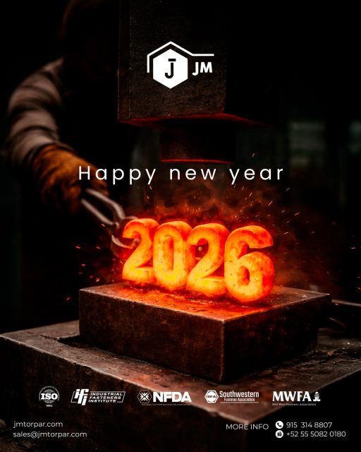 We forge a new year with the same strength, precision, and commitment that defines us.
May 2026 be filled with new challenges, great projects, and strong partnerships.

Happy New Year!