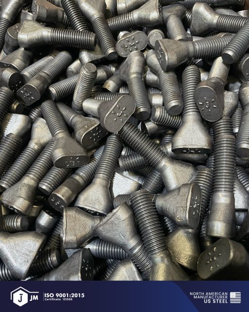 Our Mill Liner Bolts provide superior strength, reliability, and precision.
Available in Grade 5, Grade 8, and Classes 8.8 & 10.9, with diameters ranging from 5/8” to 3” and lengths up to 48”.
Quality you can trust. Performance that endures.